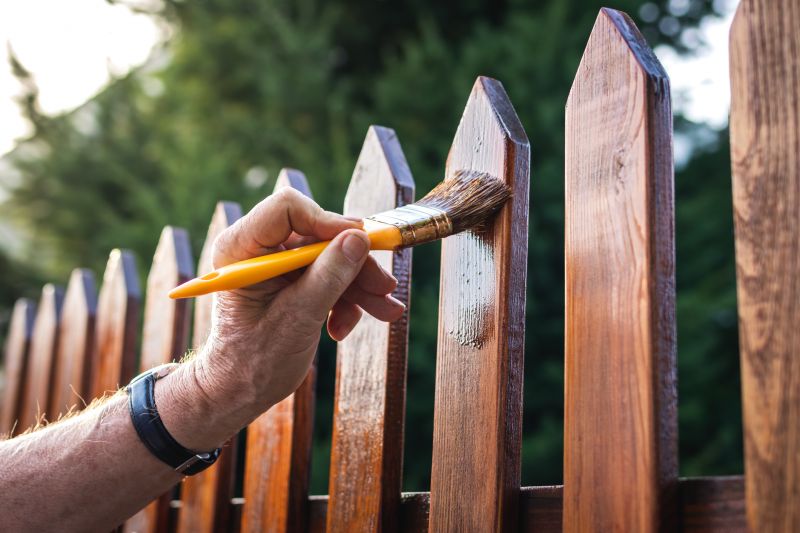 Professional Fence Painting Results